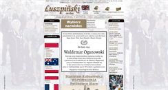 Desktop Screenshot of luszpinski.pl